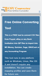 Mobile Screenshot of csvconverter.biz