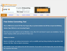 Tablet Screenshot of csvconverter.biz